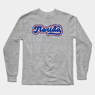 Retro Florida Script Long Sleeve T-Shirt